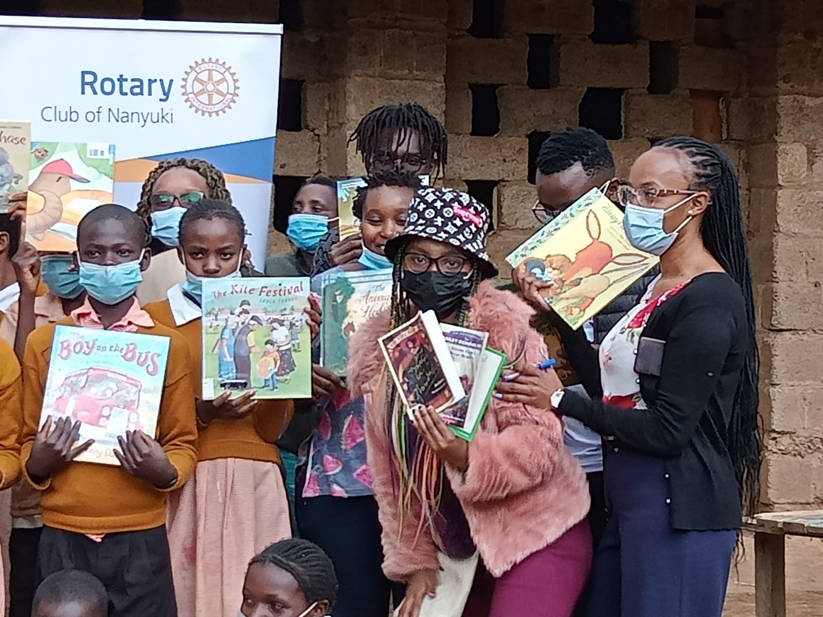 Books Donation Likii Primary School Nanyuki Rotary Club of Nanyuki